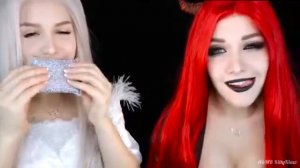 ASMR демон и ангел😇😈