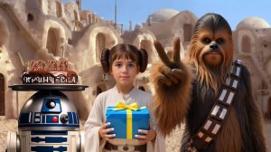 Поздравление девочки с днем рождения. Звездные войны. Star Wars. Видео с нейросетями для праздника.