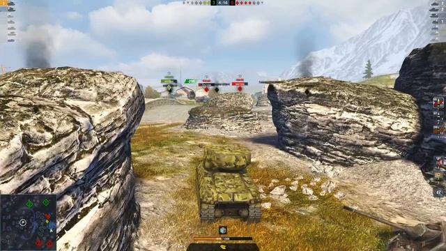 WoT Blitz - Сам захотел сам поиграл.Отличный фарм и колобанов на гусе - World of Tanks Blitz (WoTB) смотреть онлайн