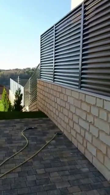 Забор жалюзи RAL 7024 MATTE Серый Графит двусторонний #центрметаллокровли смотреть онлайн