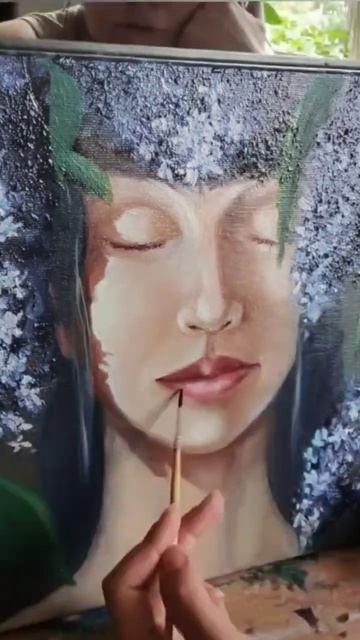 Картина с сиренью "Аромат"  #картинасирень #красиваякартина #originaloilpainting #flowersart