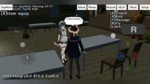 Новый баг в school girl simulator! 🙂