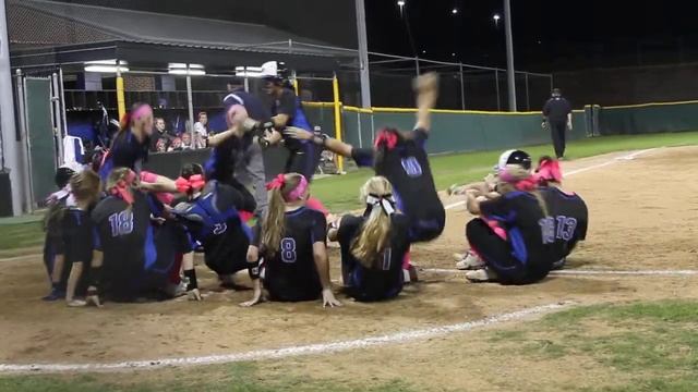 Sierra Lang's home run celebration 4-20-2015 смотреть онлайн