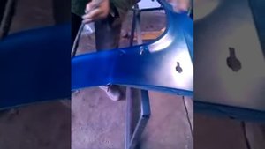 Покраска крыла ваз 2115