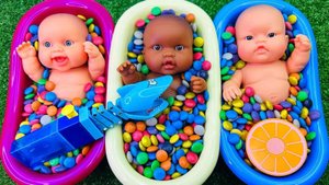 Смешиваем конфеты и макияж в трёх ванночках – гипнотические звуки!