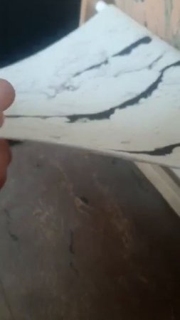 Вот так выглядит готовая продукция Гибкий камень, который в прошлом видео мы подготавливали к сушке
