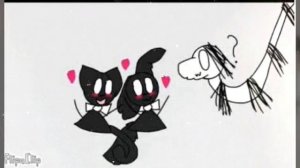 ♡ Cartoon cat x Cartoon dog ♡