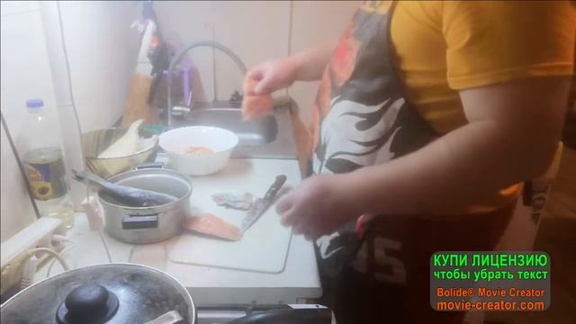 Сухой посол Сёмги и скумбрии с лучком