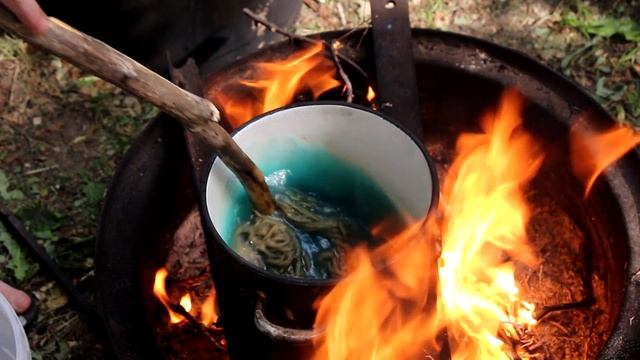 Крашение натуральными красителями. Кора дуба
