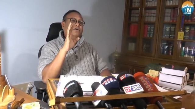 Press meeting at Haflong regarding the implementation of Panchayati Raj in Dima Hasao