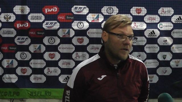 Юрий Костюнин, главный тренер ПГНИУ, после матча ПГНИУ - ДГТУ (0:2).