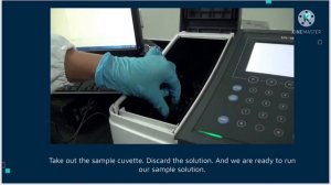 How to operate a UV- VIS Spectrophotometer (Shimadzu UV = 1800)