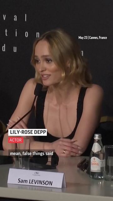 Lily-Rose Depp refutes toxic work environment on the set of Sam Levinson’s "The Idol." #shorts