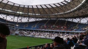 Фанаты Локомотива на матче Ротор - Локомотив