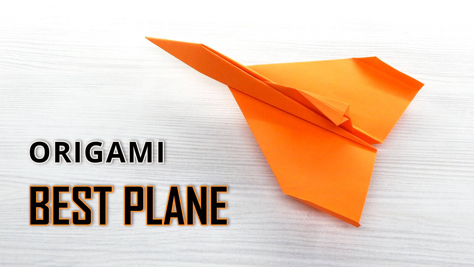 Бумажный самолетик оригами
