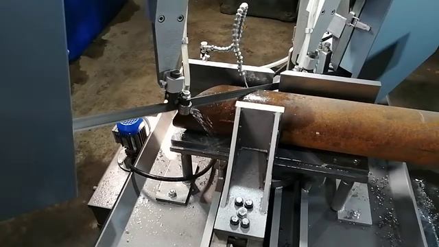 Ленточнопильный станок Флагман СЛ-320 порезка под углом 45 гр