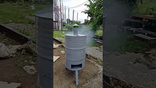 Pembakaran Mini bekas DRUM kosong смотреть онлайн