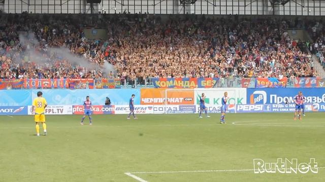 ЦСКА - Ростов (21.07.12) Обзор трибуны, поддержка ЦСКА смотреть онлайн