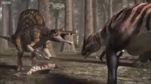 Кархародонтозавр против Спинозавра.