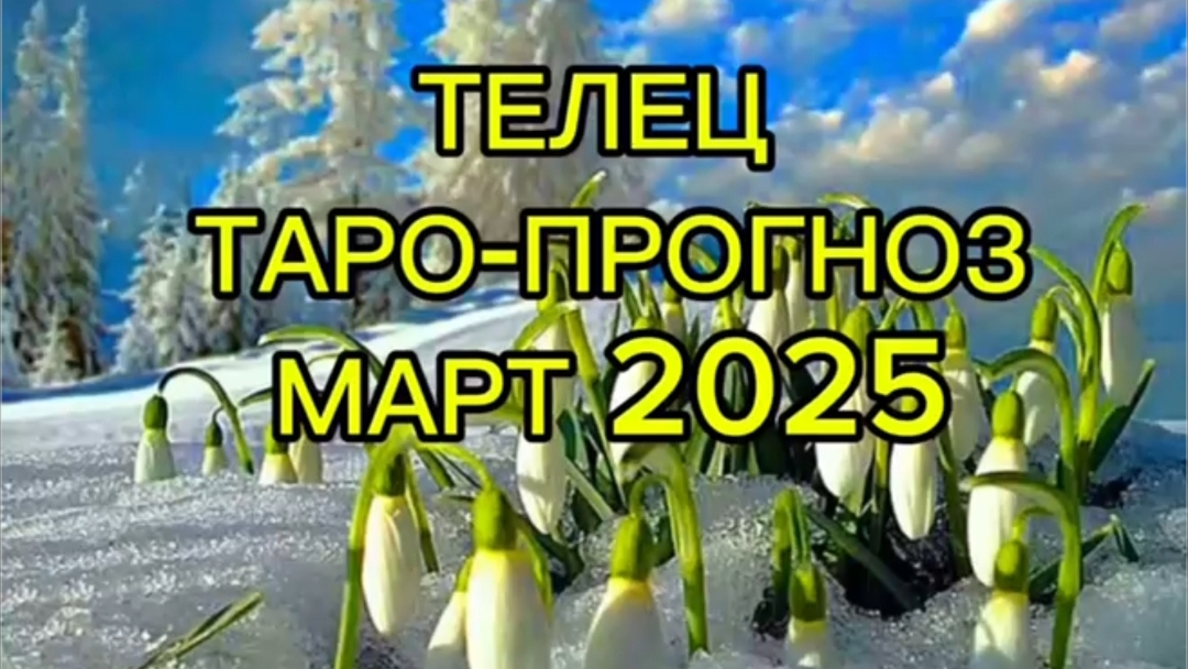 ТЕЛЕЦ/ТАРО-ПРОГНОЗ/МАРТ 2025