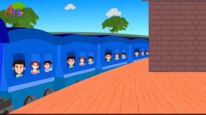 Семья пальчиков поездов  Train Finger Family in Russian