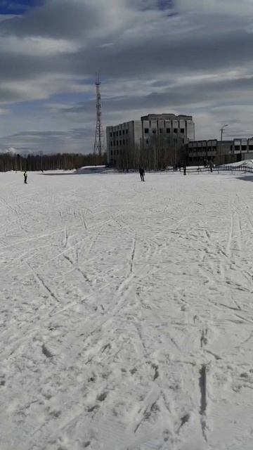 Лыжный стадион. Мурманская обл. г. Апатиты смотреть онлайн