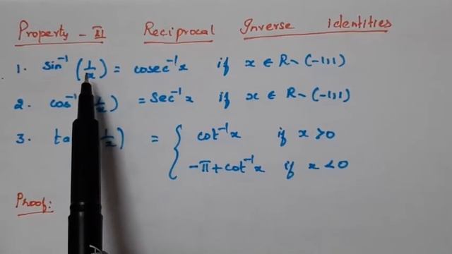 Inverse Trigon Func Properties Part 14 for Plus Two смотреть онлайн