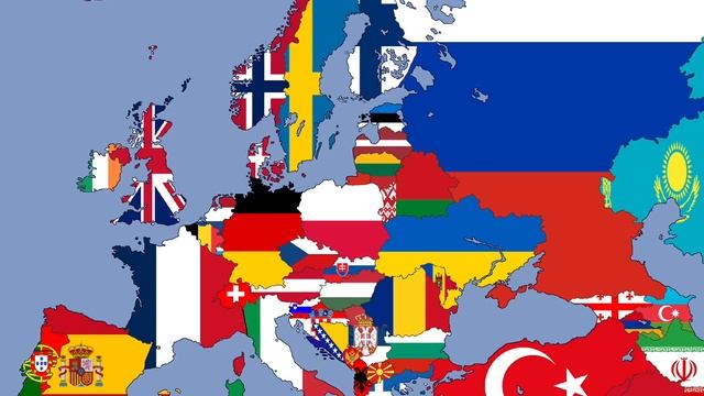 Карта Европы, но каждый комментарий её меняет(1 часть) смотреть онлайн