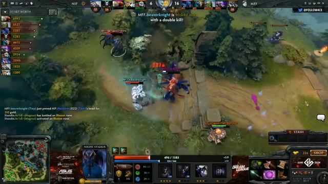 MFF vs. NiP @ DreamLeague Season 4 map 2 смотреть онлайн