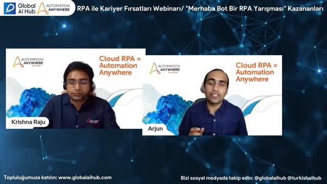 RPA ile Kariyer Fırsatları Webinarı/ "Merhaba Bot Bir RPA Yarışması" Kazananları смотреть онлайн