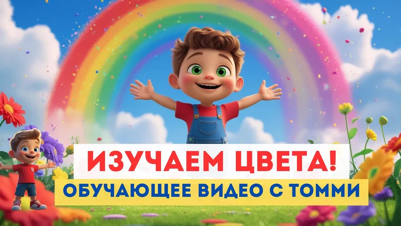 ИЗУЧАЕМ ЦВЕТА! Развивающий мультфильм для детей