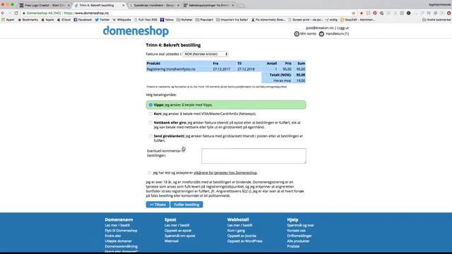 Kjøpe domene i Norge смотреть онлайн