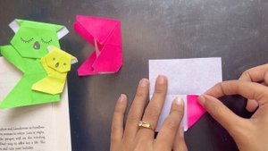 Koala Bear Origami Bookmark DIY | DIY Bookmark | Origami Crafts