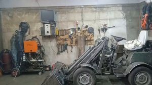 #71#Мини погрузчик своими руками, работа повторителя.