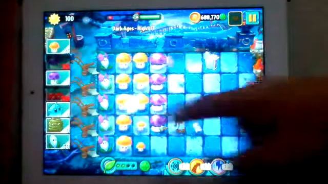 Plants vs Zombies 2 Dark Ages Night 11 Wizard Zombie смотреть онлайн