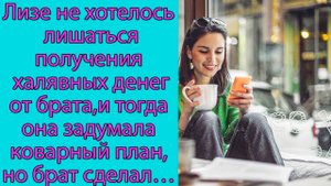 Лизе не хотелось лишаться получения халявных денег от брата, и тогда она задумала коварный план, но