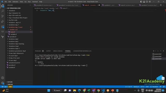 Terraform Modules | How To Build Reusable Code for Infrastructure | DevOps Training 2023| K21Academ