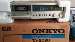 Винтажная стереокассетная дека Onkyo TA-2020-Япония-1980-1981-го