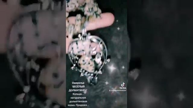 ПРОДАМ КОМПЛЕКТ-"ВЕСЁЛЫЙ ДОЛМАТИНЕЦ" НАТУРАЛЬНАЯ ДОЛМАТИНОВАЯ ЯШМА) 5400 смотреть онлайн