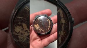 Раритетные часы Ракета-Петергоф с каменным циферблатом из натуральной яшмы ПЧЗ