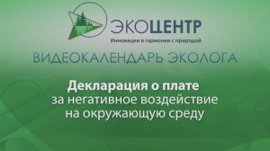 ЗА ВСЁ НАДО ПЛАТИТЬ! Декларация о плате за НВОС: как составлять и сдавать. #экология #отчеты #НВОС