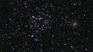 Звёздные скопления М35 и NGC 2158, 22 февраля 2025 года