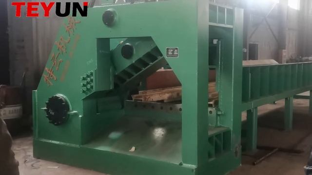 TEYUN Hydraulic Tiger Shearing Machine /Super Alligator Shears Cutting Sheet Metal For Recycling