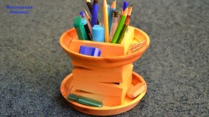 Карандашница из дерева своими руками.  Деревянная карандашница / DIY Wooden pencil holder