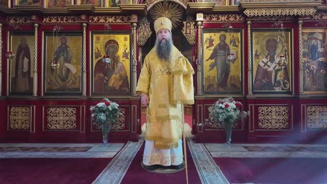23,02,2025г. Проповедь Еп. Кирилла Зинковского .  Никольский храм, село Озерецкое