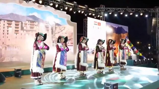 Shondol dance performance by Artist of UT Ladakh.at Vietnam Dalat. Lam Dong