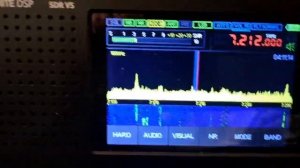 Malachite DSP v5 with Donut Antenna: 40m reception