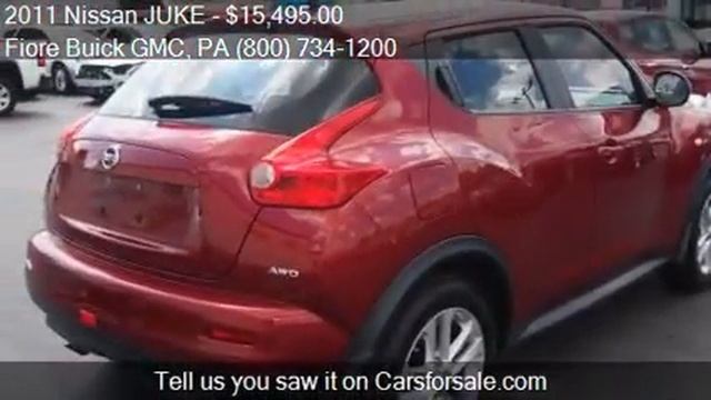2011 Nissan JUKE for sale in Altoona, PA 16602 at the Fiore смотреть онлайн