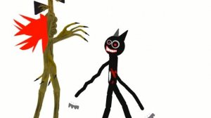 Сиреноголовый VS. Мультяшный кот