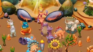 Поставили Канделявру на острове Янтаря в My singing monsters, как звучит остров?